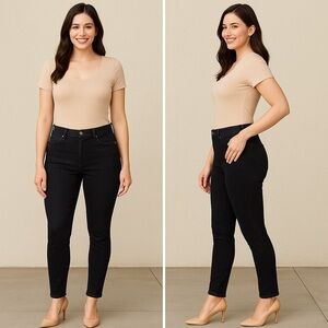 Lucky Brand Lolita Skinny Jeans Women’s 12/31 – Sleek Black Stretch Denim